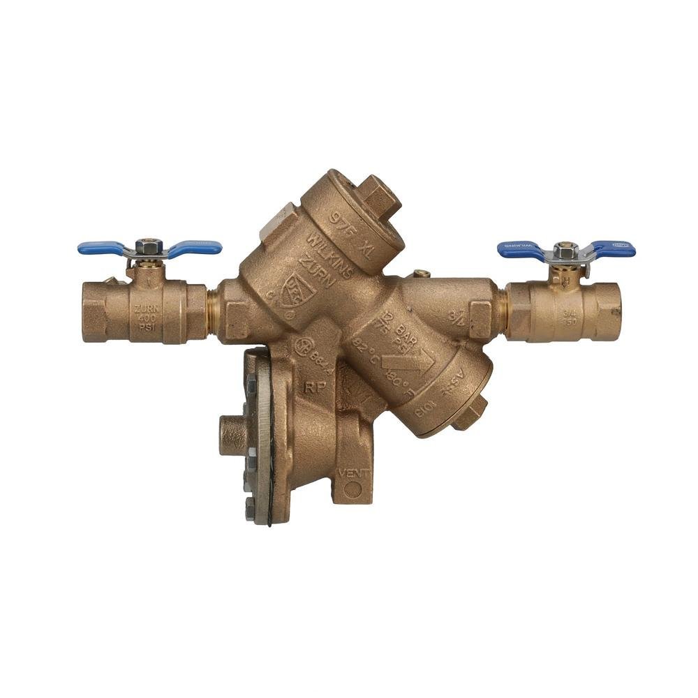 34 - 975XLFT3/4" 975XLFT Reduced Pressure Principle Backflow PreventerZurn
