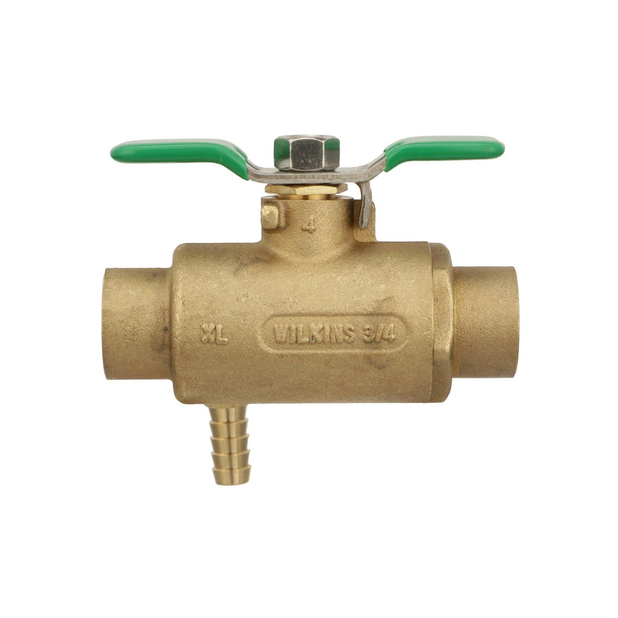 34-BVECXLC-125BF3/4" BVECXLC-125BF Full Port Brass Ball ValveZurn Wilkins