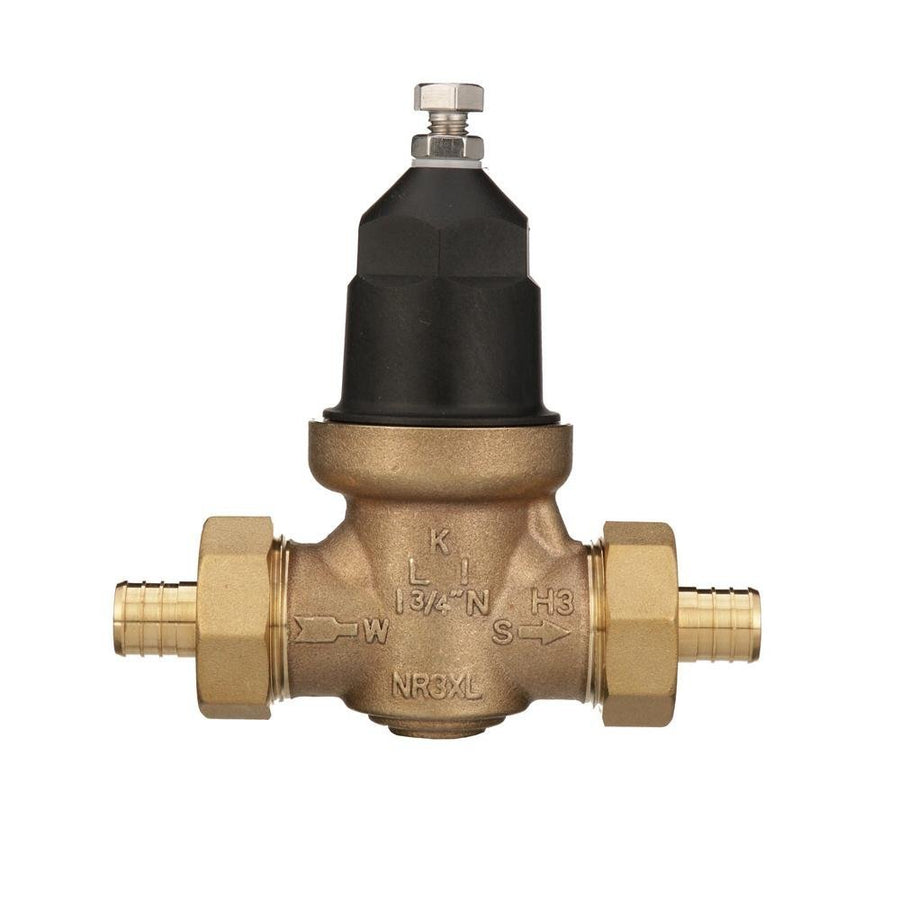 34 - NR3XLDUPEX3/4 in. NR3XL Pressure Reducing Valve, Double Union Male Barbed PEX ConnectionsZurn