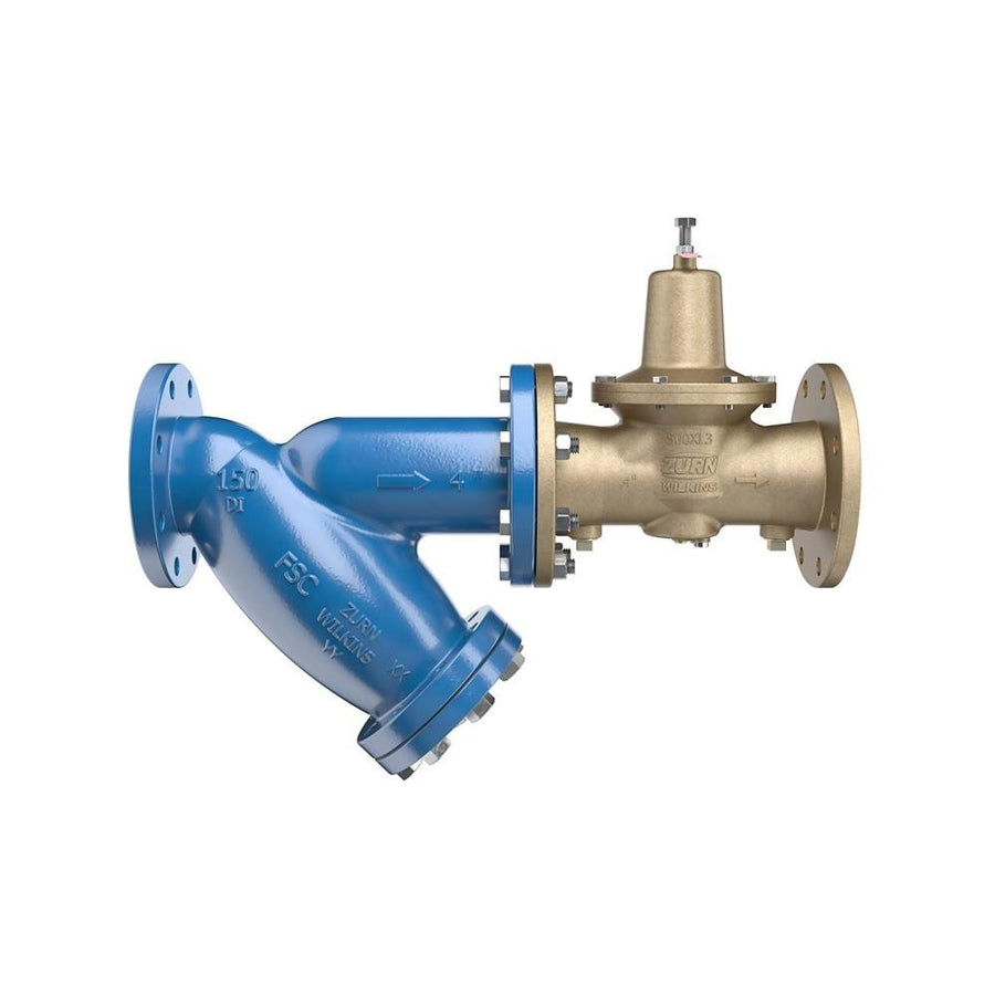 4 - 500XL3FY4" 500XL3 Pressure Reducing Valve, Flanged, with Wye StrainerZurn