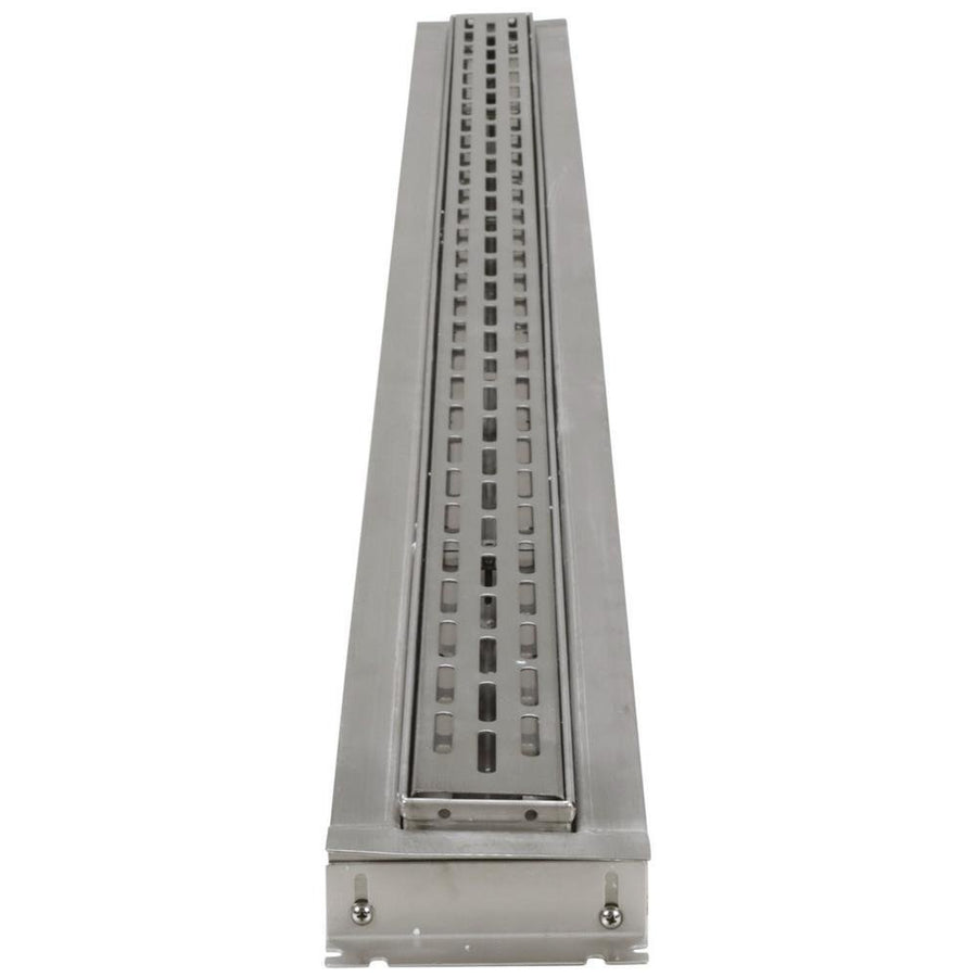 ZS880 - 60 - EO60 - Inch Stainless Streel Trench Drain System with No - Hub Bottom End OutletZurn