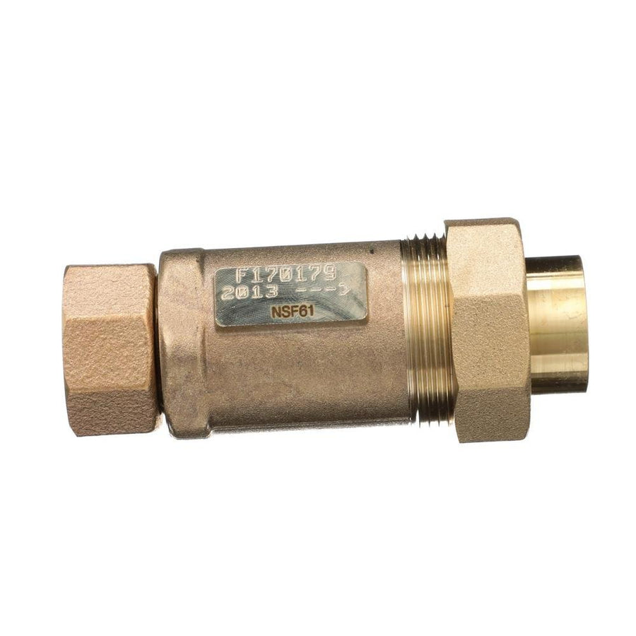 1UFMX34UF - 700XL700XL Dual Check Valve with 1" female meter union inlet x 3/4" female unionZurn
