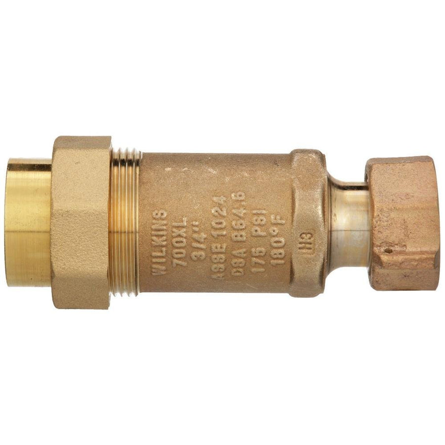 1UFMX1UF - 700XL700XL Dual Check Valve with 1" female union inlet x 1" male outletZurn