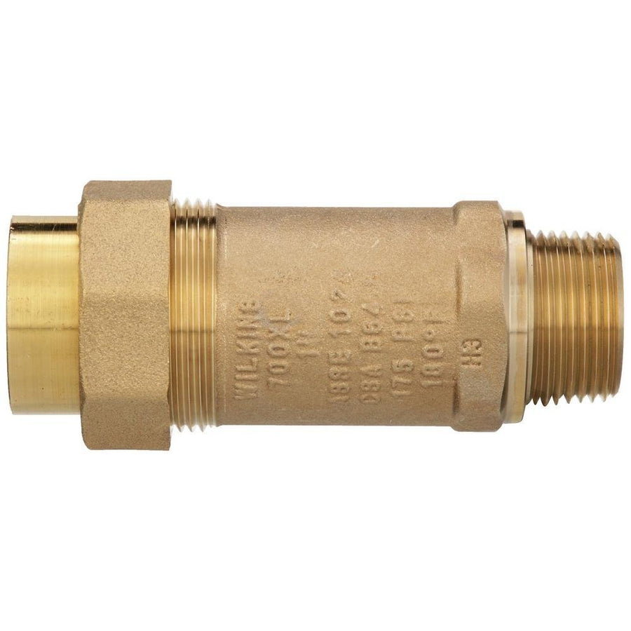 1MX1UF - 700XL700XL Dual Check Valve with 1" male inlet x 1" union female outletZurn