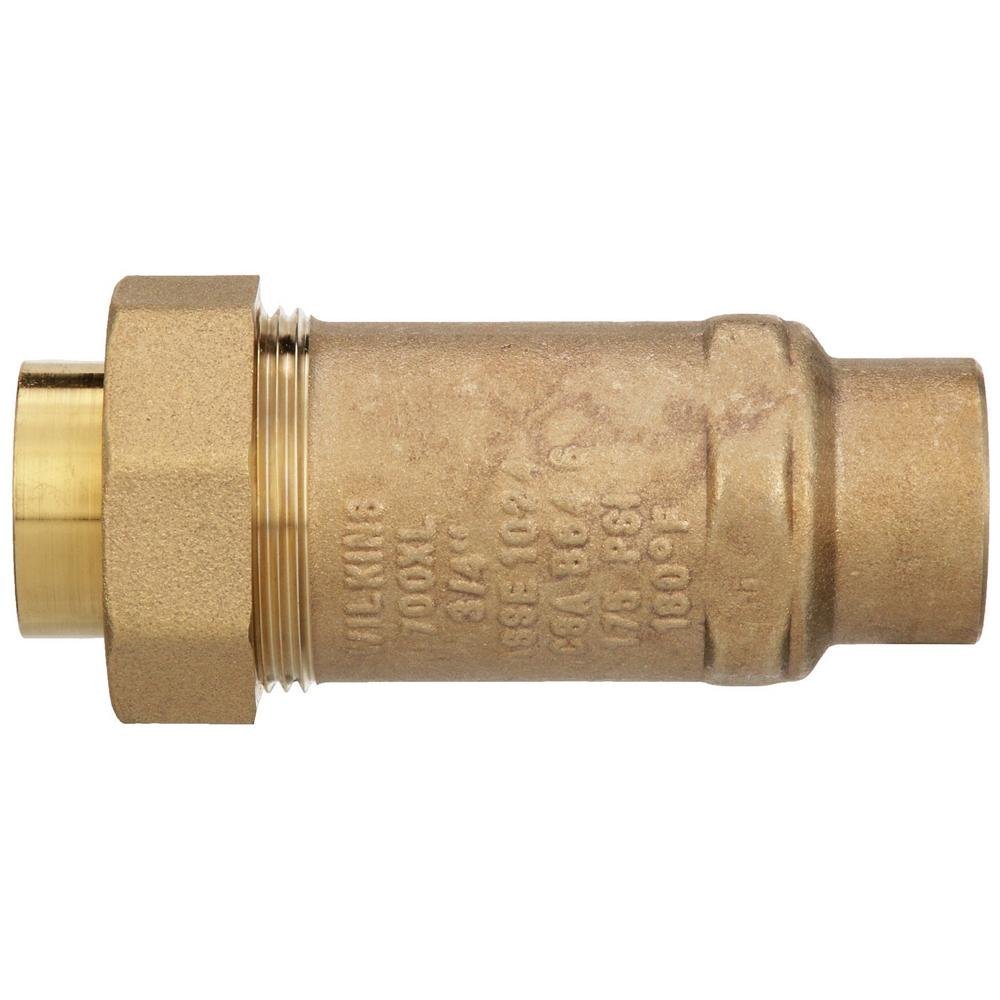 34UFMX34F - 700XL700XL Dual Check Valve with 3/4" female union inlet x 3/4" female outletZurn