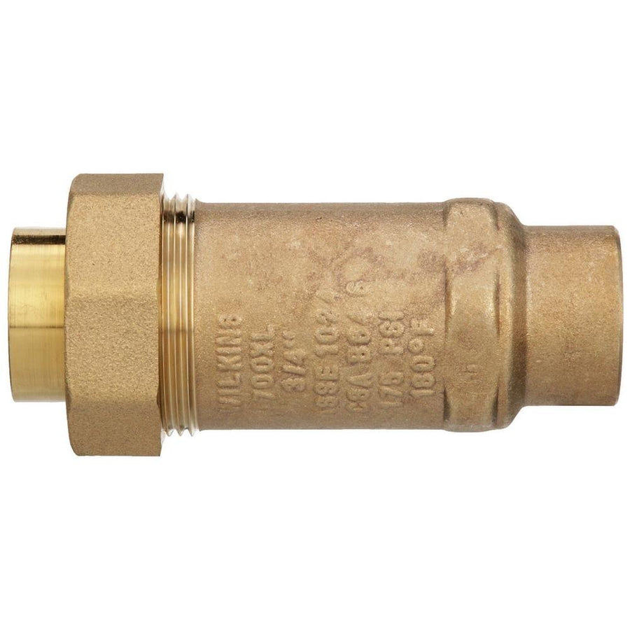 34UFMX34F - 700XL700XL Dual Check Valve with 3/4" female union inlet x 3/4" female outletZurn