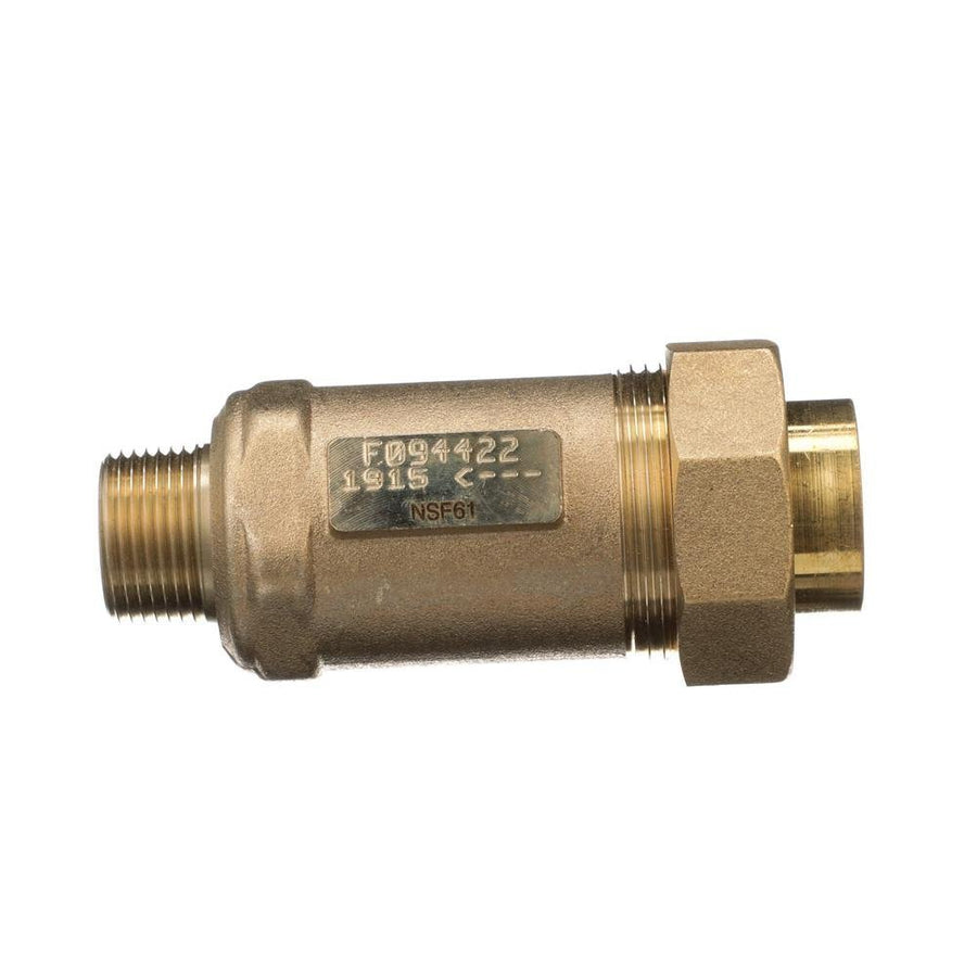34UFMX34M - 700XL700XL Dual Check Valve with 3/4 female union inlet x 3/4" male outletZurn