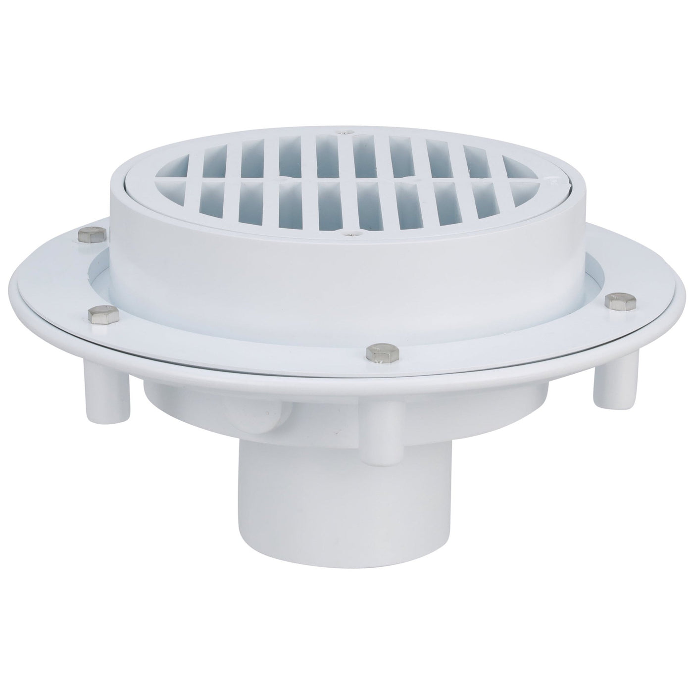 FD2360-PVC8-inch Round Large Capacity Floor Drain with 3-inch x 4-inch Solvent Weld ConnectionZurn