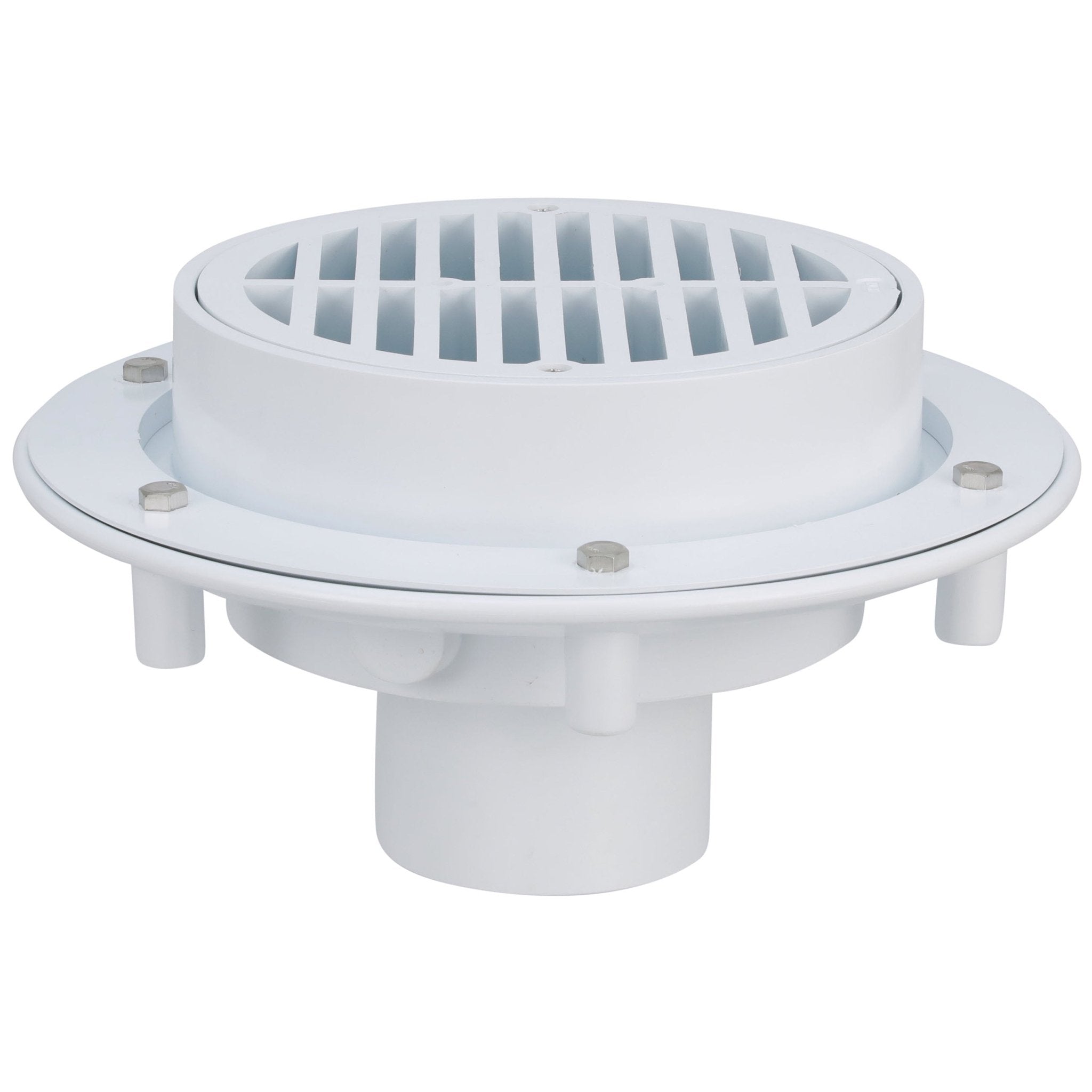 FD2360-PVC8-inch Round Large Capacity Floor Drain with 3-inch x 4-inch Solvent Weld ConnectionZurn