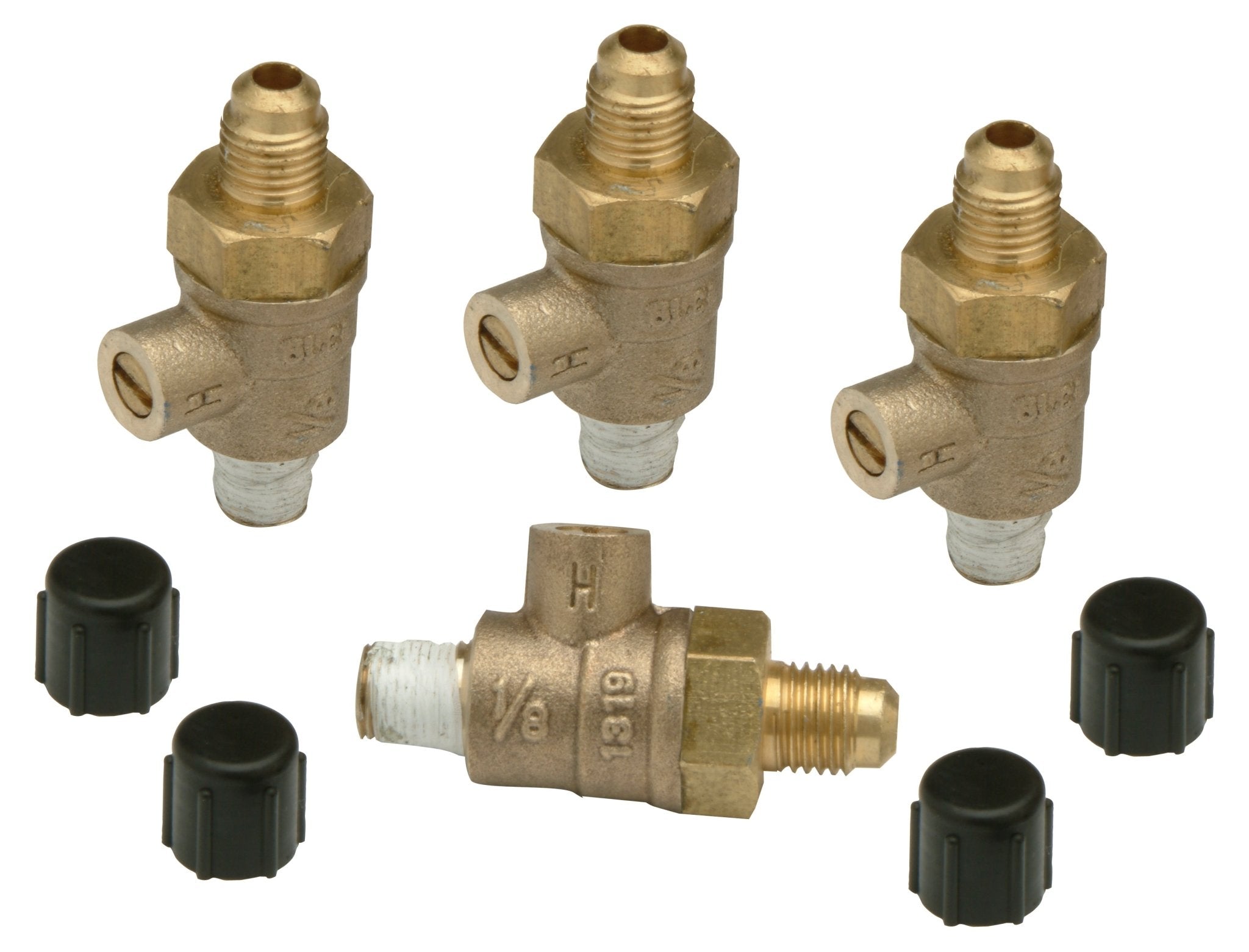 RK18-860XLFT860XL Fast-Test Test Cocks Repair Kit with SAE flare test fittings compatible with 1/4" - 1" backflow preventersZurn Wilkins