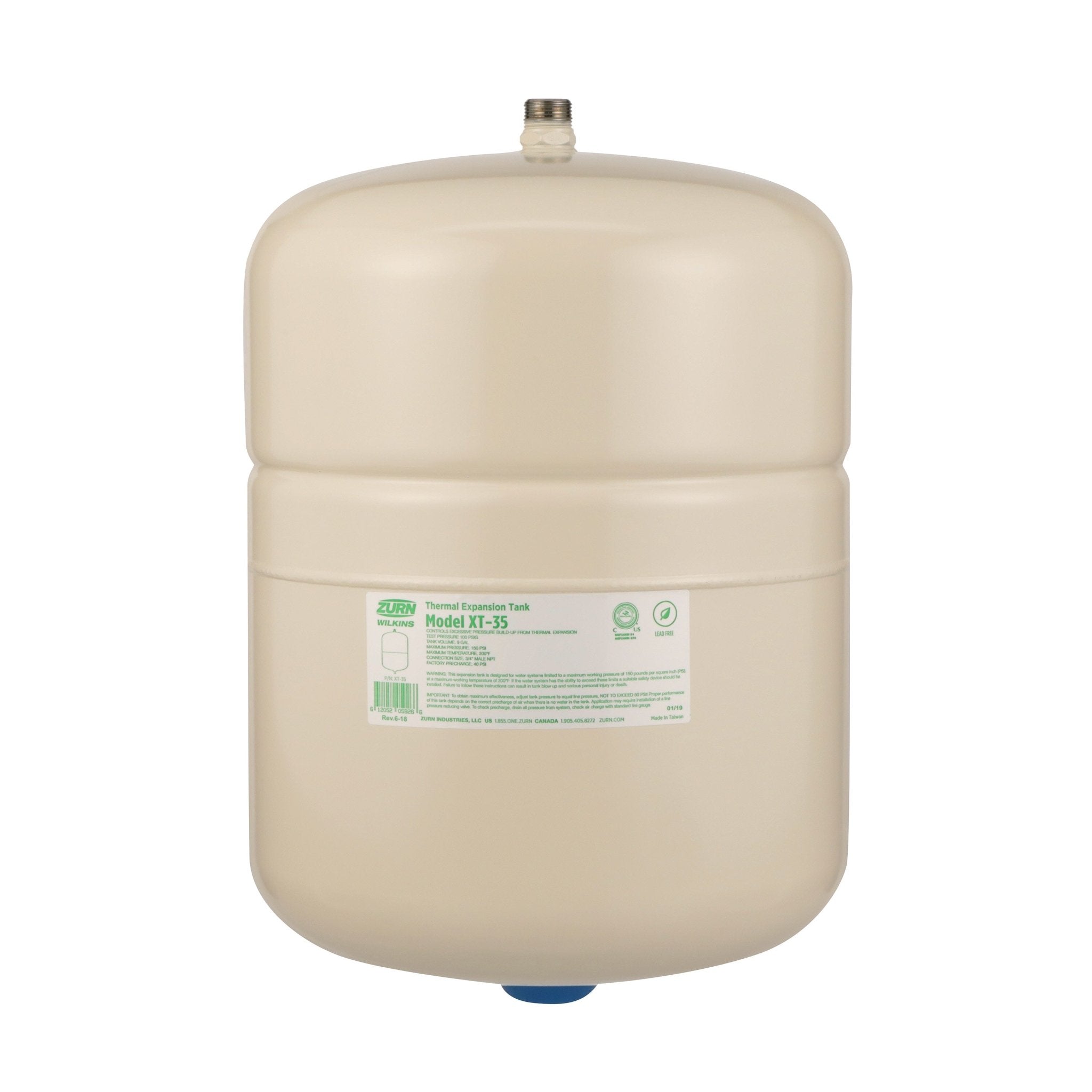 XT-359 Gallon XT Thermal Expansion TankZurn Wilkins