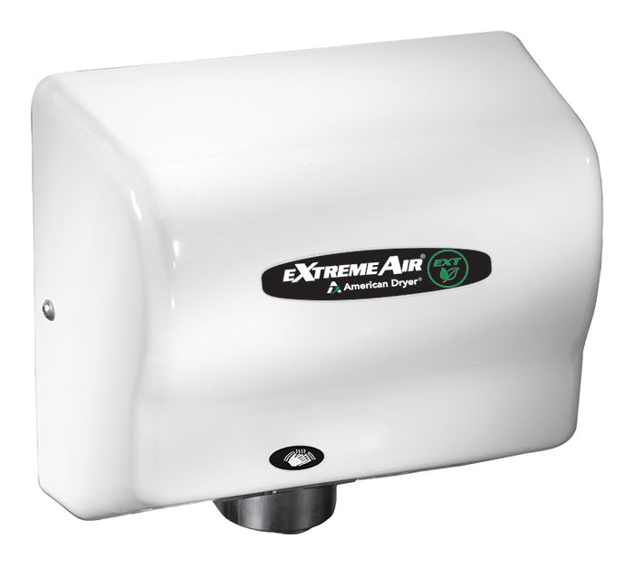 EXT7-MAmerican Dryer® eXtremeAir® Eco-Friendly, High-Speed, Compact, Energy-Efficient Hand Dryer - Steel w/ White Epoxy CoverWorld Dryer