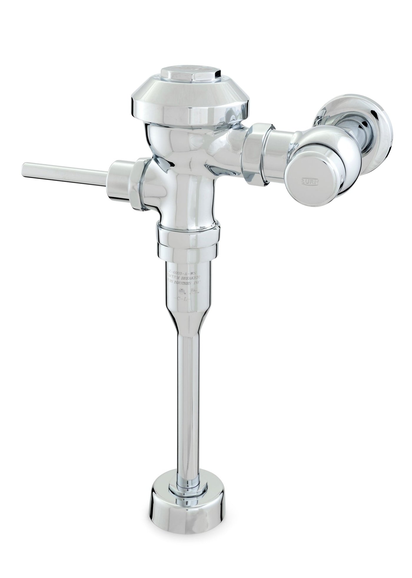 Z6003PL-WS1Aquaflush® PL Plus Exposed Manual Flush Valve -1.0 gpf, Sweat Solder Kit, Stop Cap, Cast Wall Flange with Set ScrewZurn