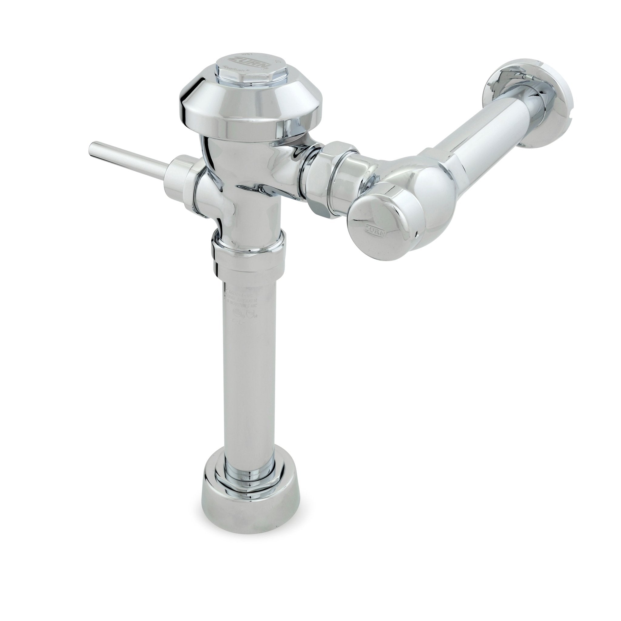 Z6000PL-HETAquaflush® PL Plus Exposed Manual Flush Valve -1.28 gpf, Sweat Solder Kit, Stop Cap, and Cast Wall Flange in ChromeZurn