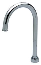 G67852AquaSpec® 5 3/8" Rigid or Swing Centerline Gooseneck Spout (Spout "B"), Chrome - Plated Lead - Free Brass, Male Outlet ThreadsZurn