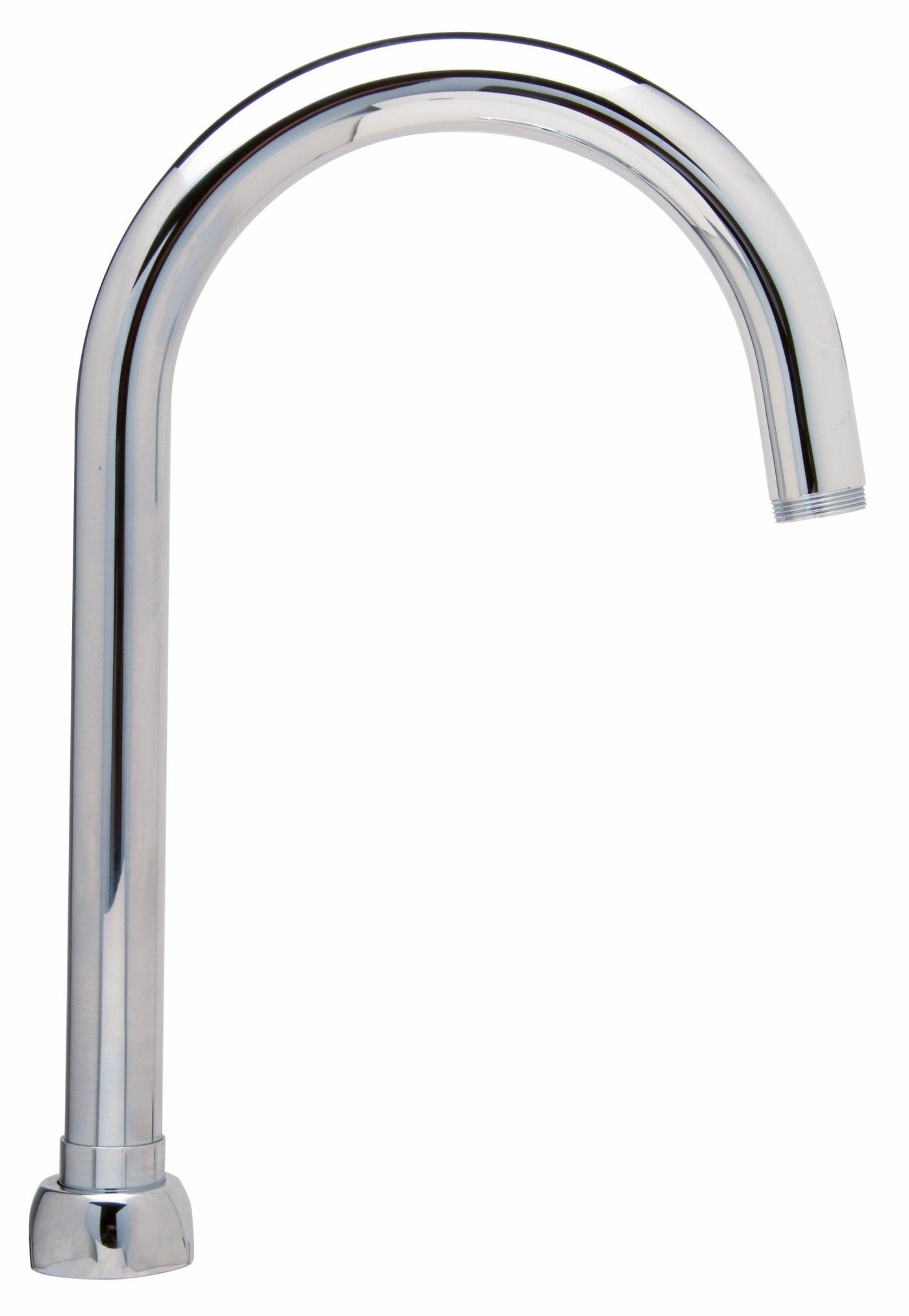 G67852AquaSpec® 5 3/8" Rigid or Swing Centerline Gooseneck Spout (Spout "B"), Chrome-Plated Lead-Free Brass, Male Outlet ThreadsZurn