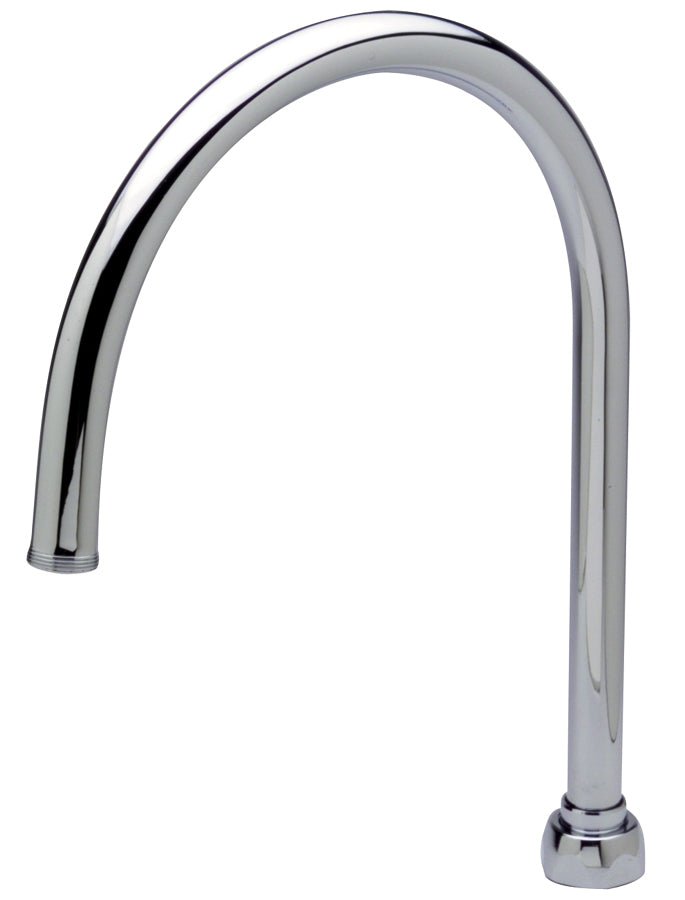 G67853AquaSpec® 8" Rigid or Swing Centerline Gooseneck Spout (Spout "C"), Chrome-Plated Lead-Free Brass, Male Outlet ThreadsZurn