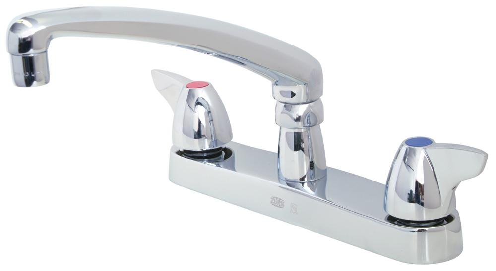 Z871G3 - XLAquaSpec® 8" Swing Faucet with 2.2 gpm Pressure - Compensating Aerator and 2" Dome Lever HandlesZurn