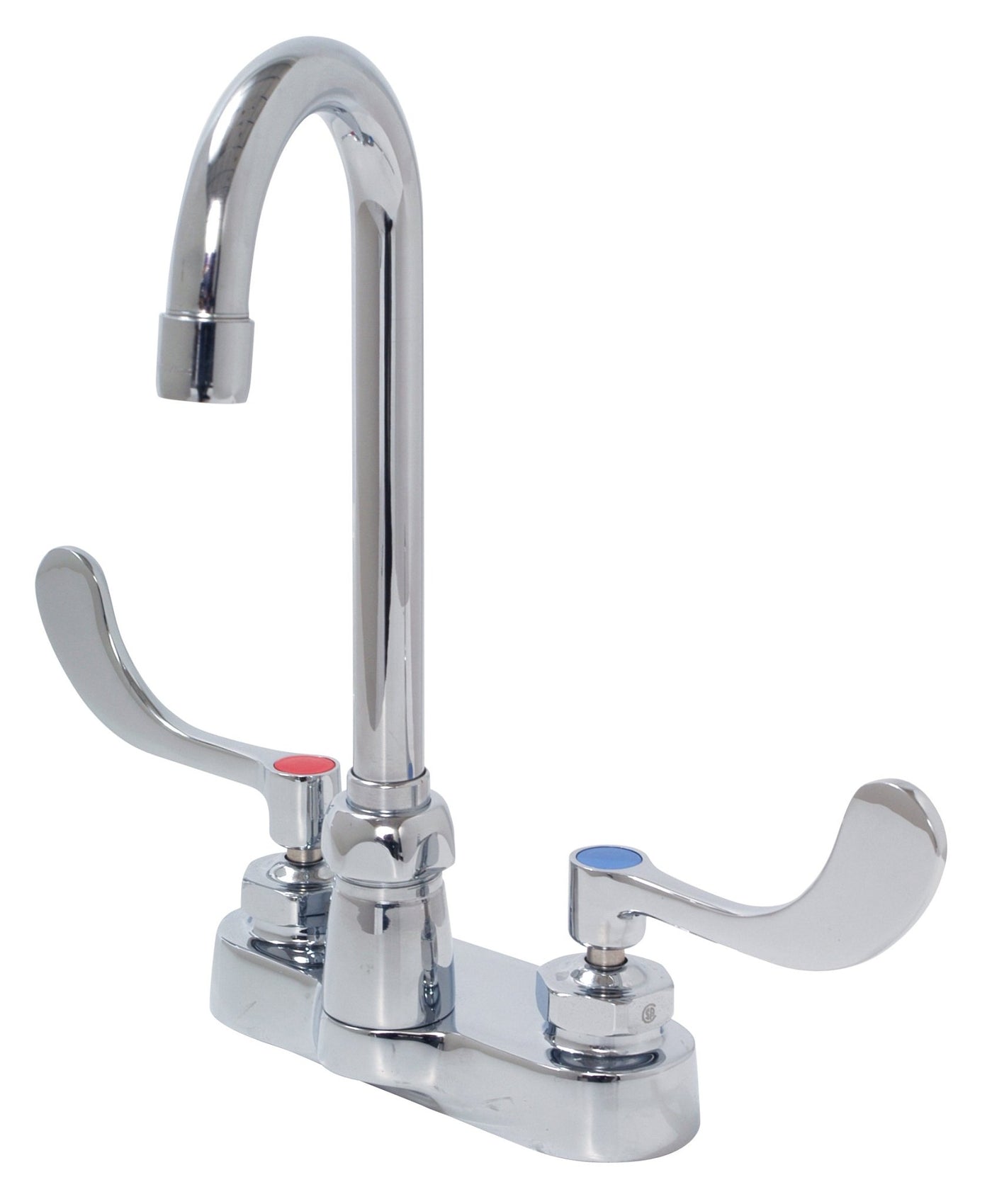 Z812A4-XL-FC1.5AquaSpec® Gooseneck Faucet, 4" Centerset, 3 ½" Spout, 1.5 gpm Laminar Flow Control in Spout Base, 4" Wrist Blade HandlesZurn