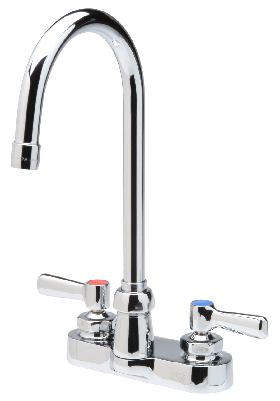 Z812B1-XLAquaSpec® Gooseneck Faucet, 4" Centerset, 5 3/8" Spout, 2.2 gpm Pressure-Compensating Aerator, Lever HandlesZurn