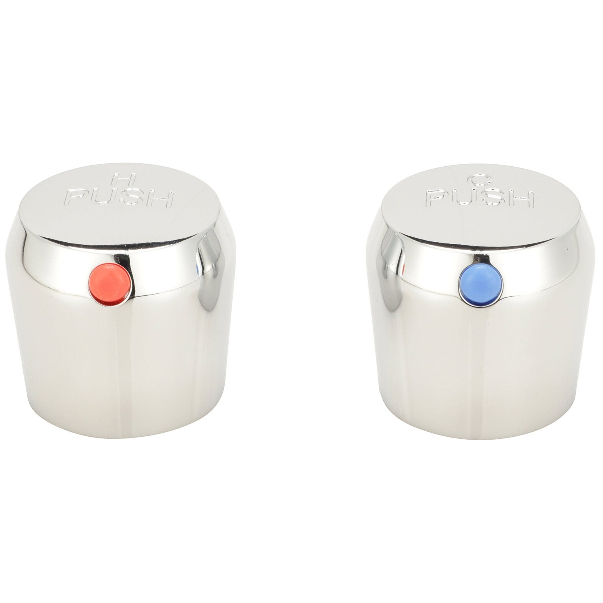 G61830AquaSpec® Hot and Cold Metering/Push Handles with Red and Blue Index PlugsZurn