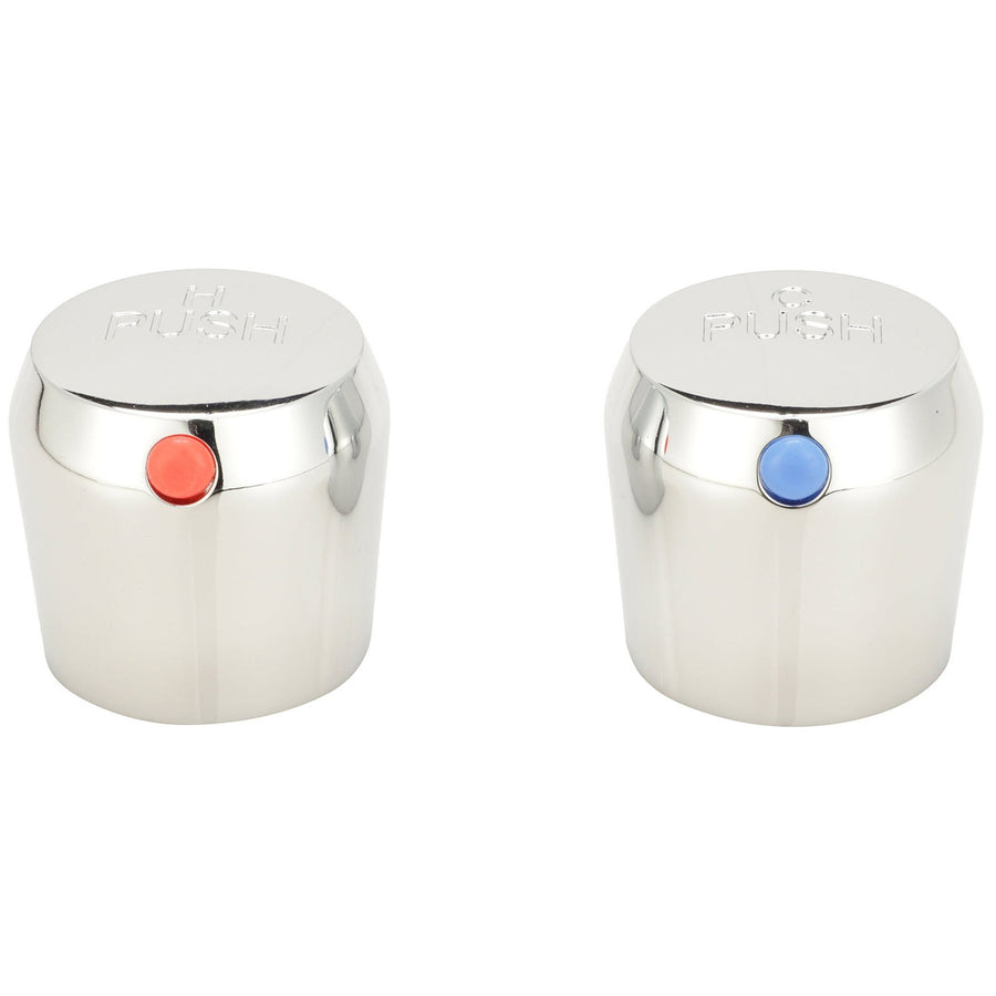 G61830AquaSpec® Hot and Cold Metering/Push Handles with Red and Blue Index PlugsZurn