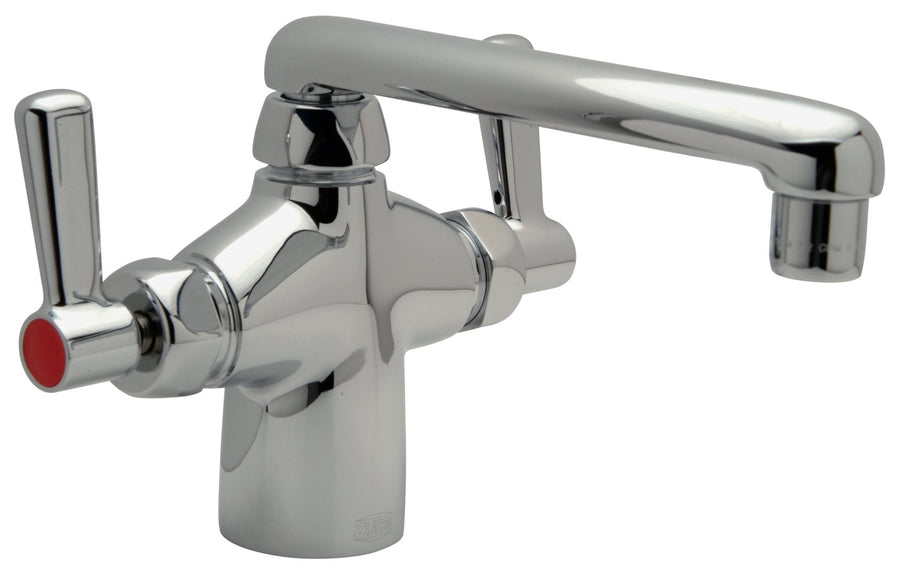 Z826F1-XLAquaSpec® Laboratory Faucet, Single Hole with 2 Handles - 2.2 gpm Aerator, 6” Swing Spout, Lever Handles in ChromeZurn