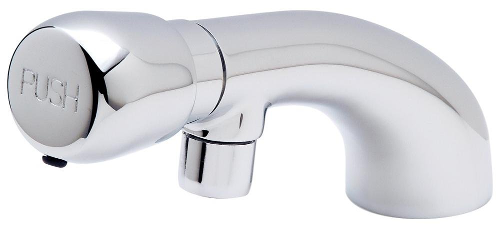 Z86300 - XLAquaSpec® Single - Hole Metering Faucet, Deck Mount with 1.0 gpm Spray Outlet, 4 1/8” Integral Spout, Push - Button HandleZurn