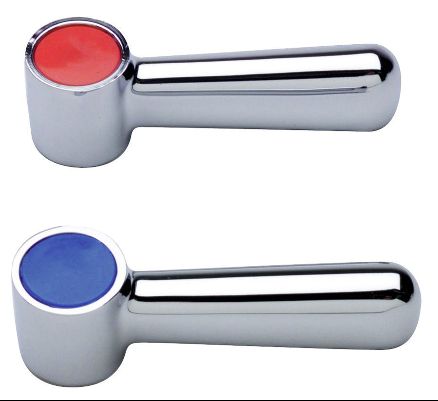 G60501AquaSpec® Two Lever Handles for Hot (Red) and Cold (Blue) - 2 1/2"Zurn