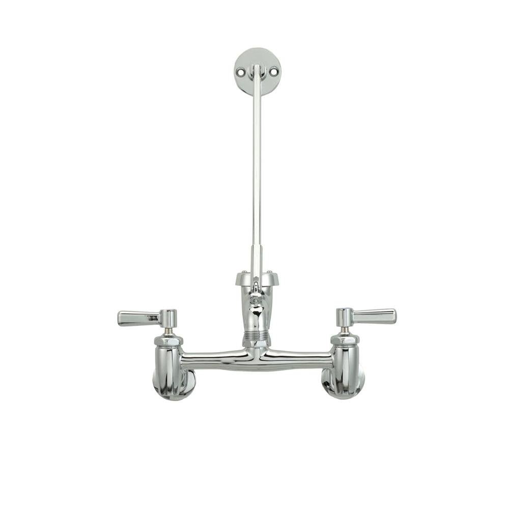 Z843M1 - XL - CSAquaSpec® Wall - Mount Service Sink Faucet, Lead Free - Vacuum - Breaker, Pail Hook, Wall Brace, Lever Handles, Check StopZurn