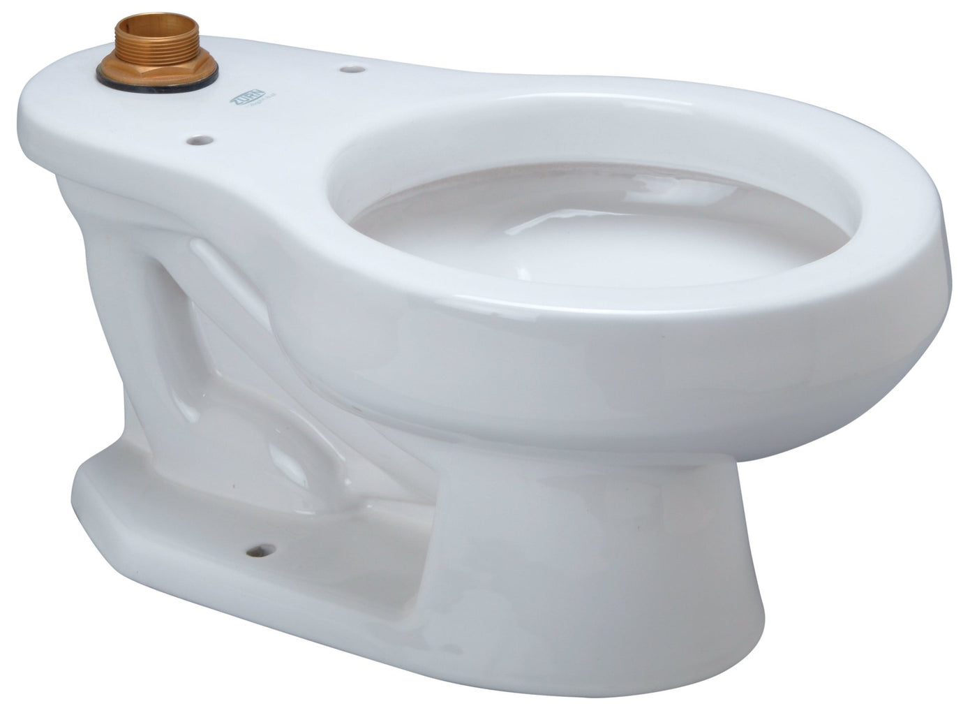 Z5675-BWLChildren’s Height Floor-Mount Siphon-Jet Toilet Bowl, Top Spud, Bottom Outlet, Elongated, White Vitreous ChinaZurn