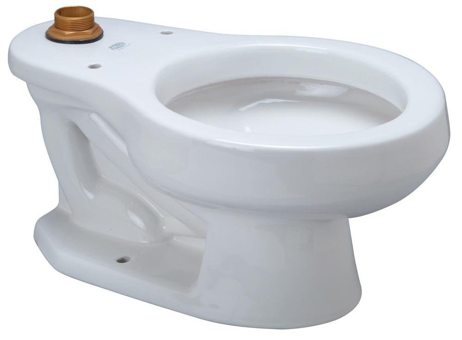 Z5675 - BWLChildren’s Height Floor - Mount Siphon - Jet Toilet Bowl, Top Spud, Bottom Outlet, Elongated, White Vitreous ChiZurn