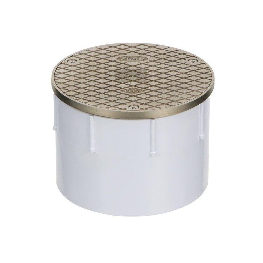 CO2450 - AB4CO2450 Adjustable Floor Cleanout, Nickel Top, 4" ABSZurn