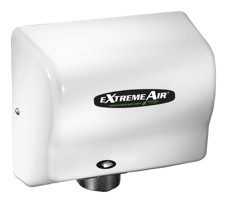 GXT9eXtremeAir® Original High-Speed, Compact, Energy-Efficient Hand Dryer, White ABS CoverWorld Dryer