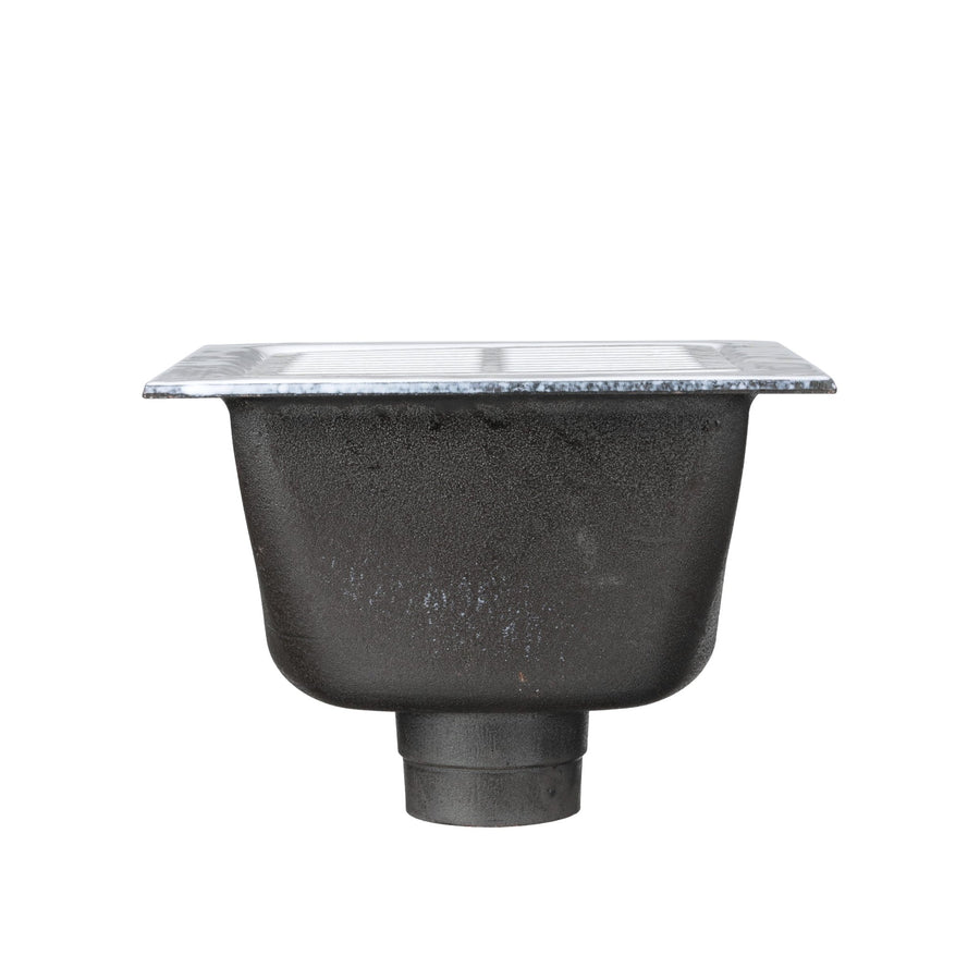 FD2375-NH3FD2375 12"x12" Floor Sink Body & Dome Strainer, 6" Sump Depth, 3" No-HubZurn