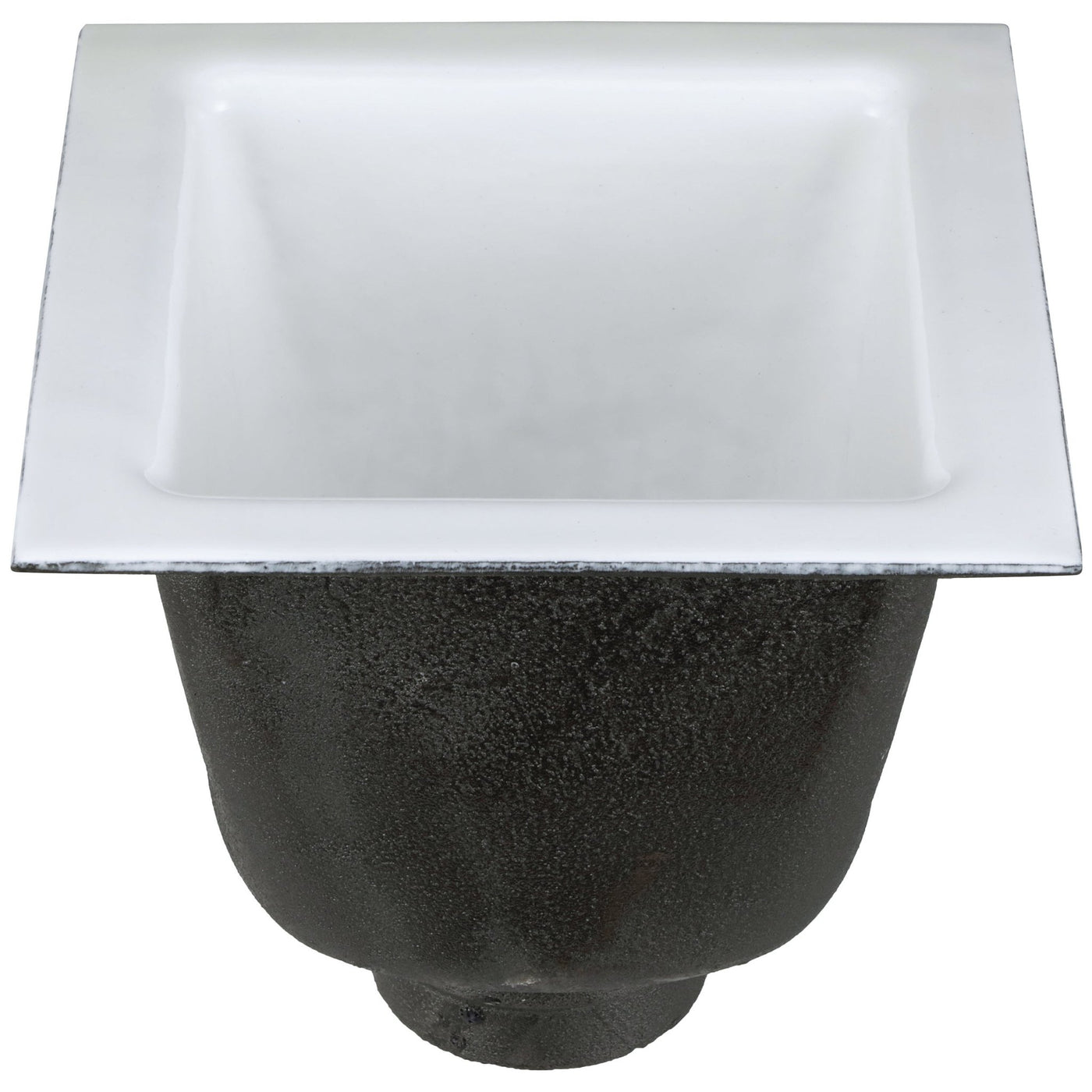 FD2376-NH4FD2376 12"x12" Floor Sink Body & Dome Strainer, 8" Sump Depth, 4" No-HubZurn