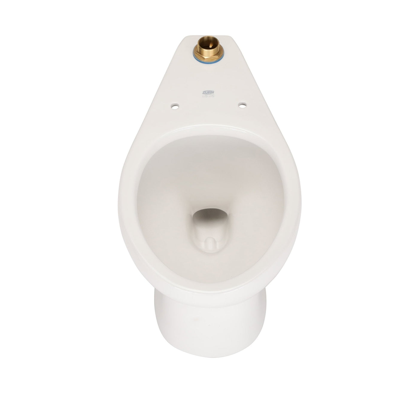 Z5655-BWL1Floor-Mount Siphon-Jet Toilet Bowl, Top Spud, Bottom Outlet, Elongated, ZurnSHIELD™, Std Height, Vitreous ChinaZurn