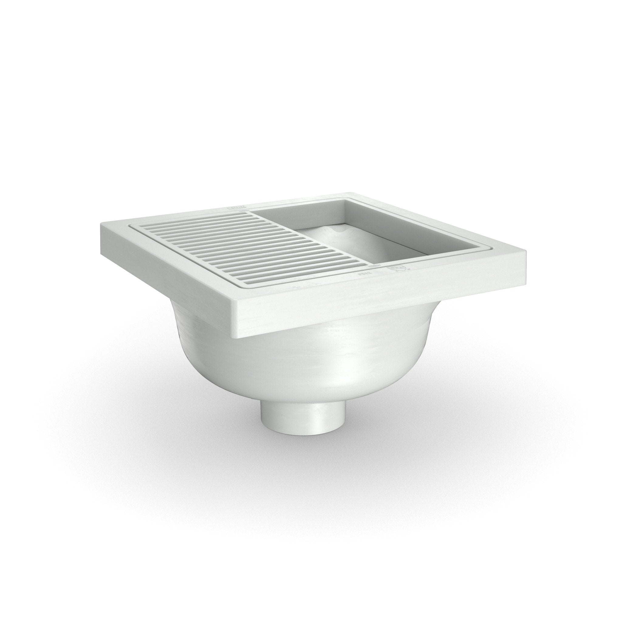 FS12-6-PV3-YFS12 3x4" outlet, 6" sump floor sink with dome strainer and sediment bucketZurn