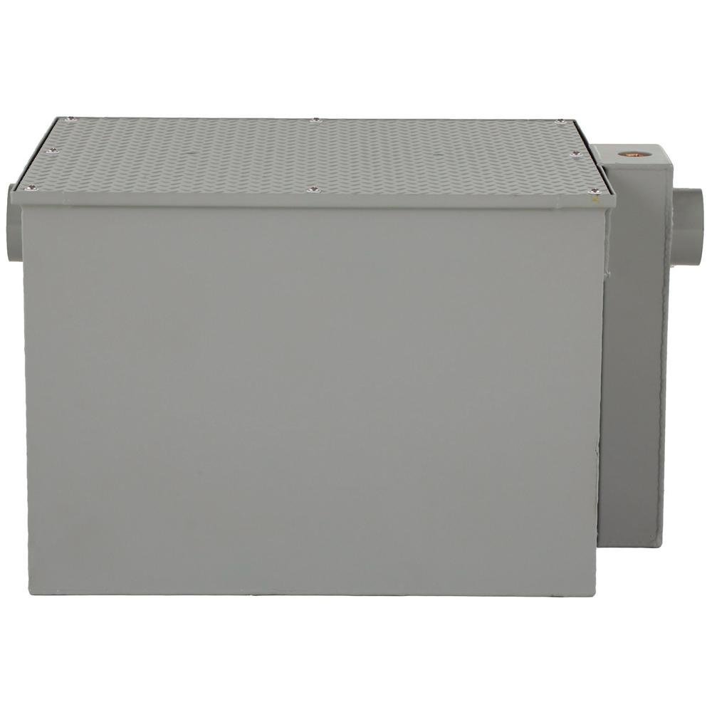 GT2700 - 75 - 4NHGT2700 4" No - Hub Grease Trap with Flow Control, 75 GPMZurn