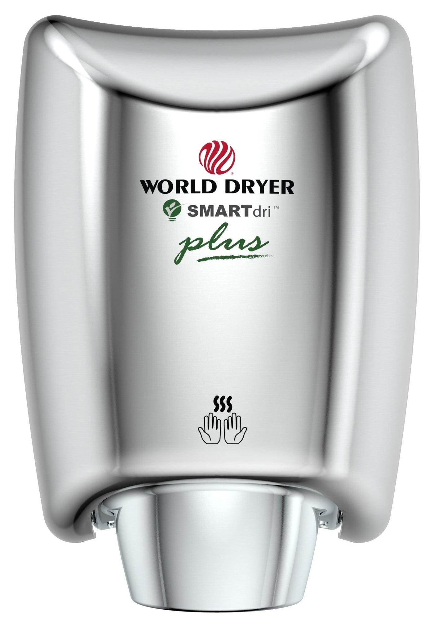 K-972P2SMARTdri® Plus High-Speed Energy-Efficient Hand Dryer, Flex Ctrl, Single Port, 110-120V -Polished StainlessWorld Dryer