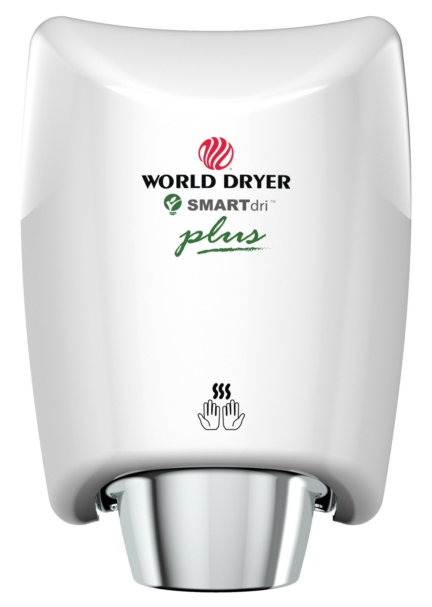 K-974P2SMARTdri® Plus High-Speed Energy-Efficient Hand Dryer, Flexible Ctrl, Single Port, 110-120V -White/AluminumWorld Dryer