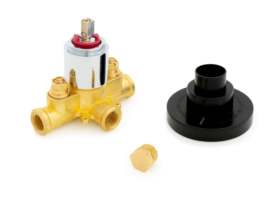 TPK7300-SSTemp-Gard® III Tract Pack, 4-Port Valve Only with Tub Plug, Service Stops, and 1/2" Female NPT Threaded ConnectionsZurn