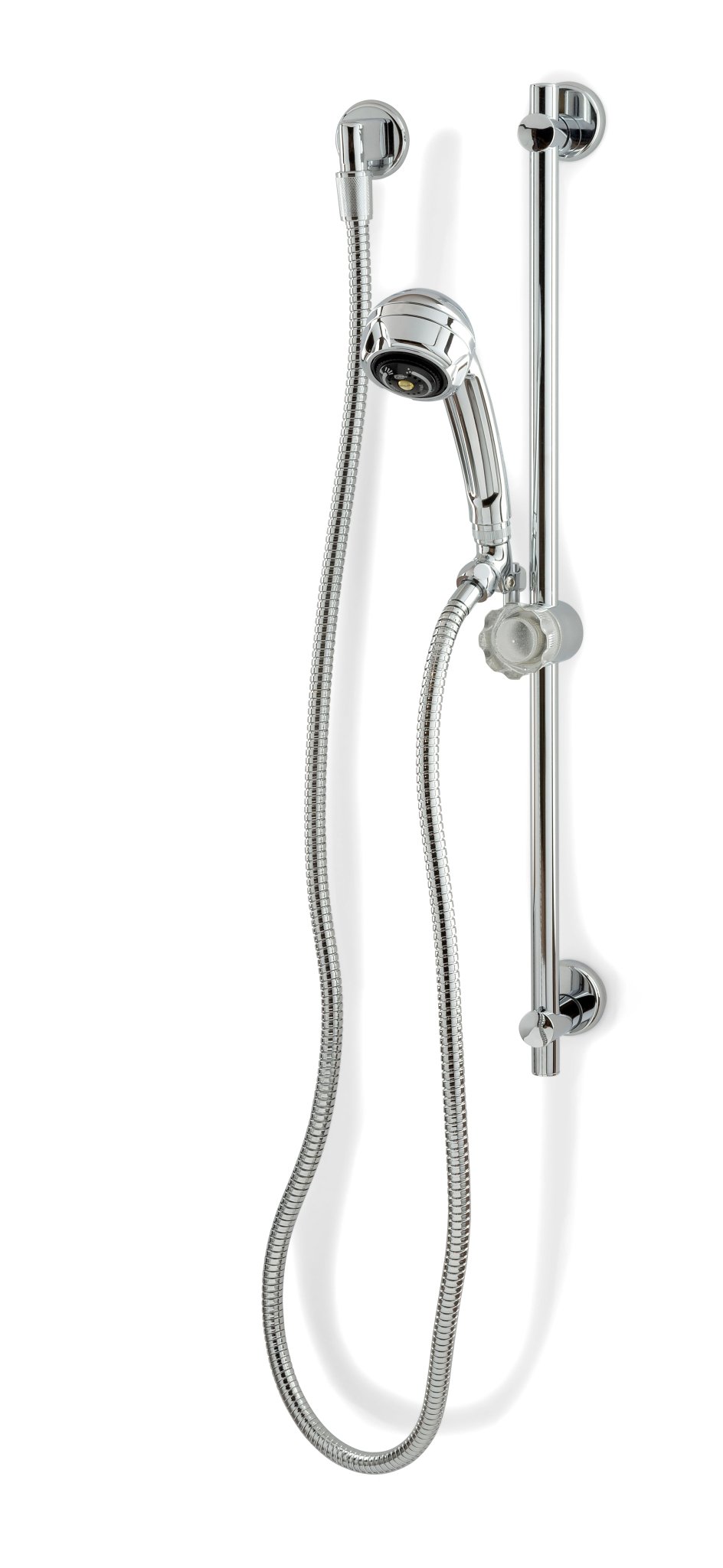 Z7000-HWTemp-Gard® Standard Hand/Wall Shower with Supply Elbow, Flange, 60" Hose, and 24" Slide Bar in ChromeZurn