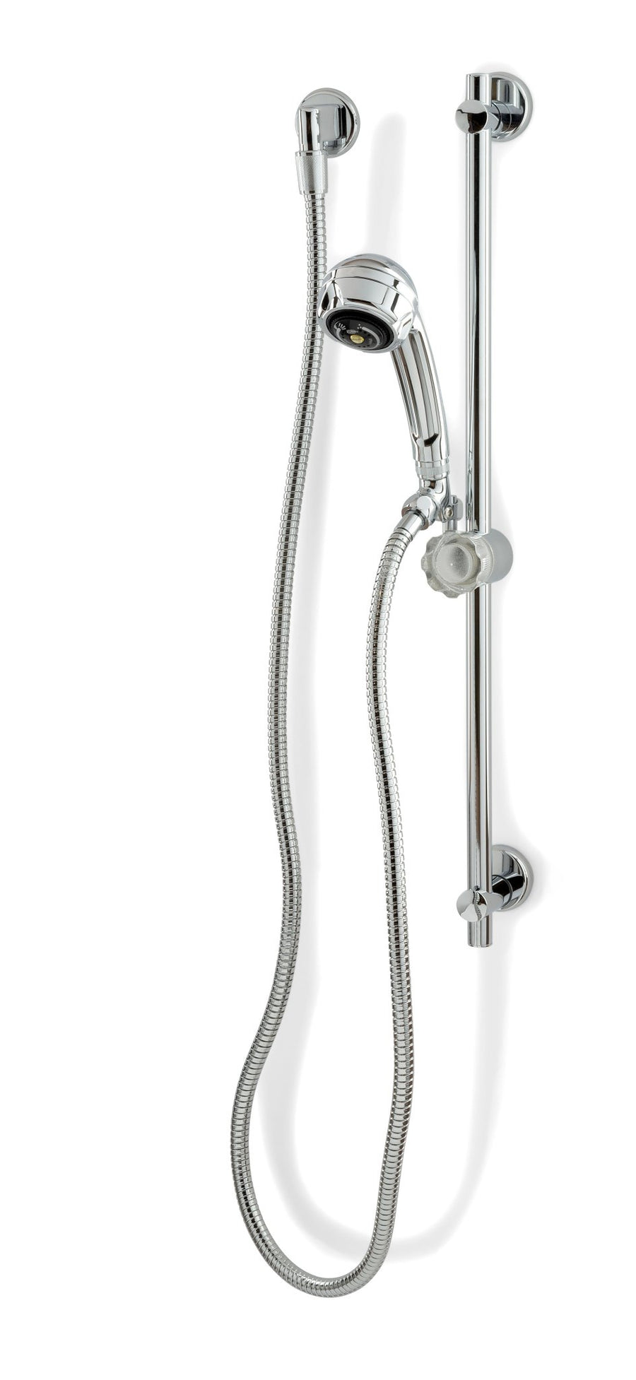 Z7000-HWTemp-Gard® Standard Hand/Wall Shower with Supply Elbow, Flange, 60" Hose, and 24" Slide Bar in ChromeZurn