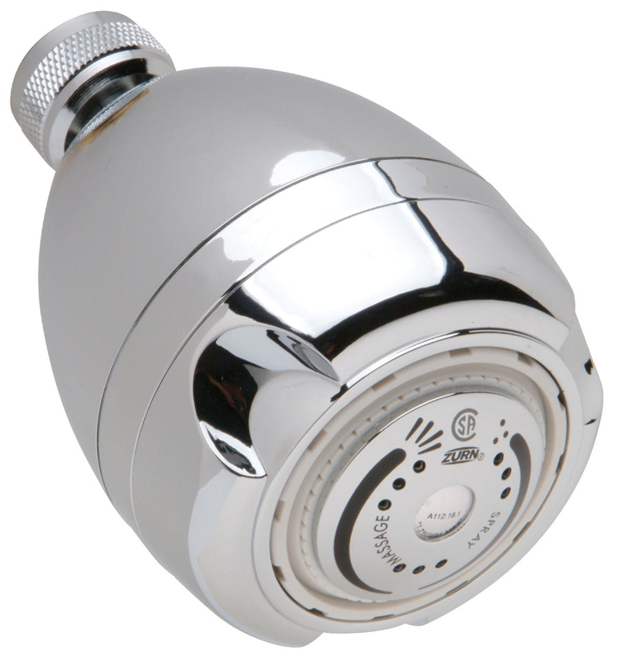 Z7000-S10Temp-Gard® Water-Saver Shower Head with Brass Ball Joint and 1.25 gpm in ChromeZurn