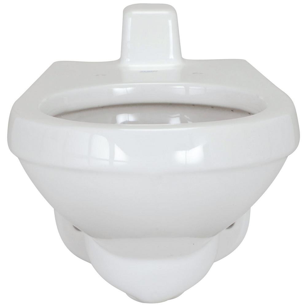 Z5617 - BWLWall - Hung Siphon - Jet Toilet Bowl, Concealed Back Spud, Elongated, ZurnSHIELD™, White Vitreous ChiZurn