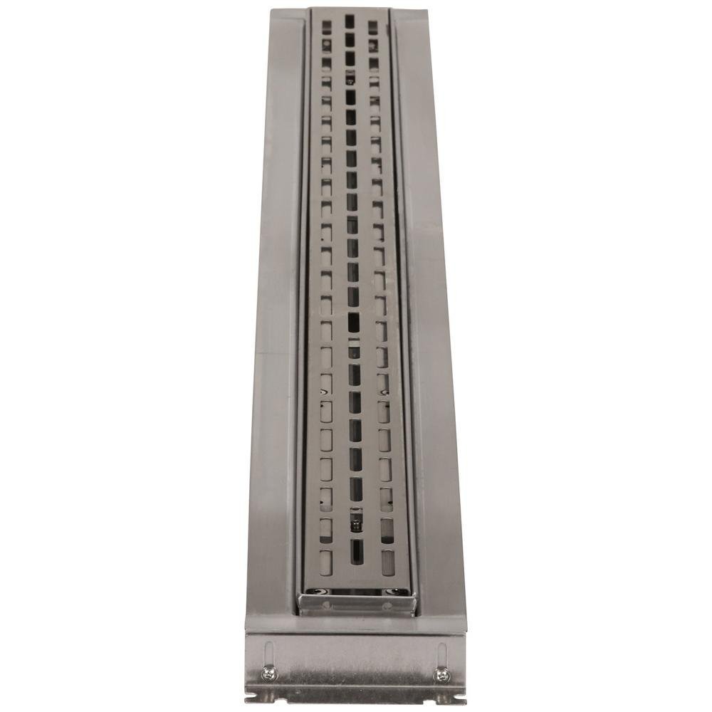 ZS880 - 48ZS880 Stainless Steel Trench Drain System, 48" with Slotted GrateZurn