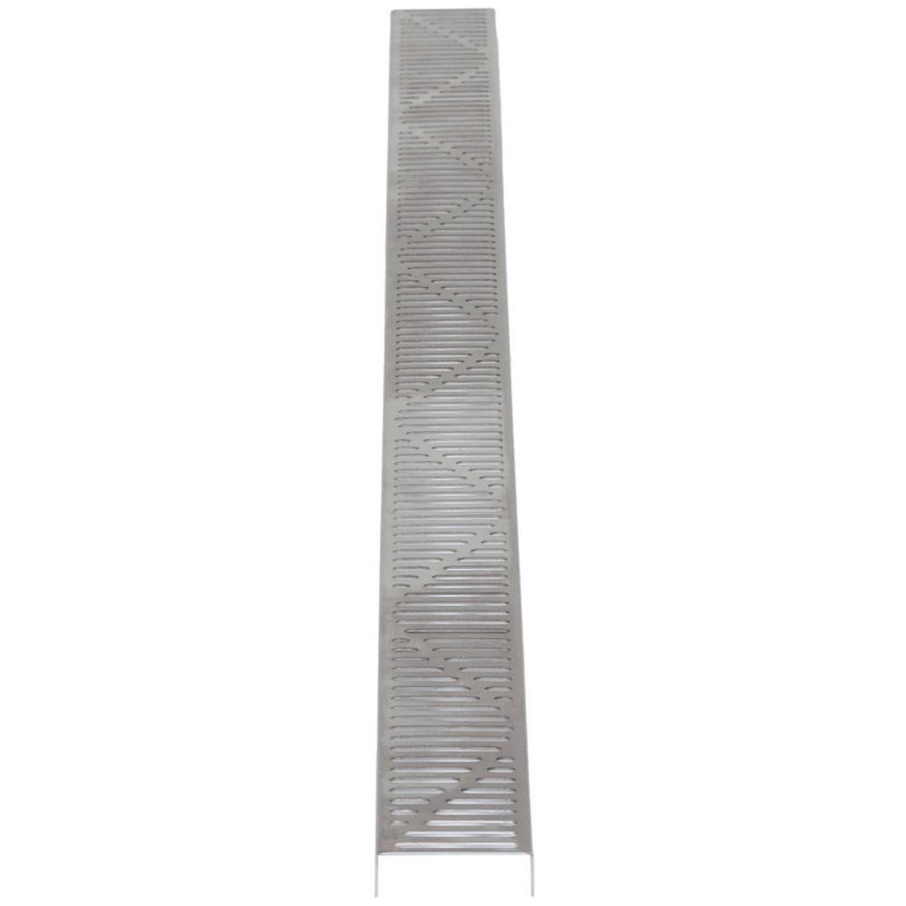 ZS880 - 60 - WGZS880 Stainless Steel Trench Drain System, 60" with Wave GrateZurn