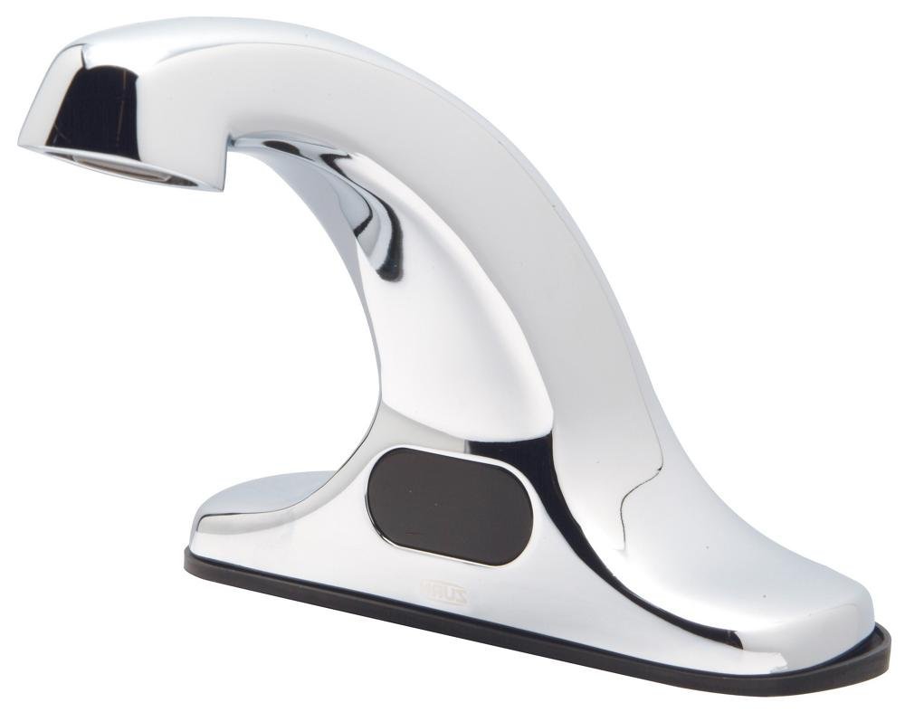 Z6915 - XL - TMV - 1Zurn AquaSense® Centerset Sensor Faucet with 0.5 GPM Aerator, Thermostatic Mixing Valve, 4" Deck - Mount Spout in ChromeZurn
