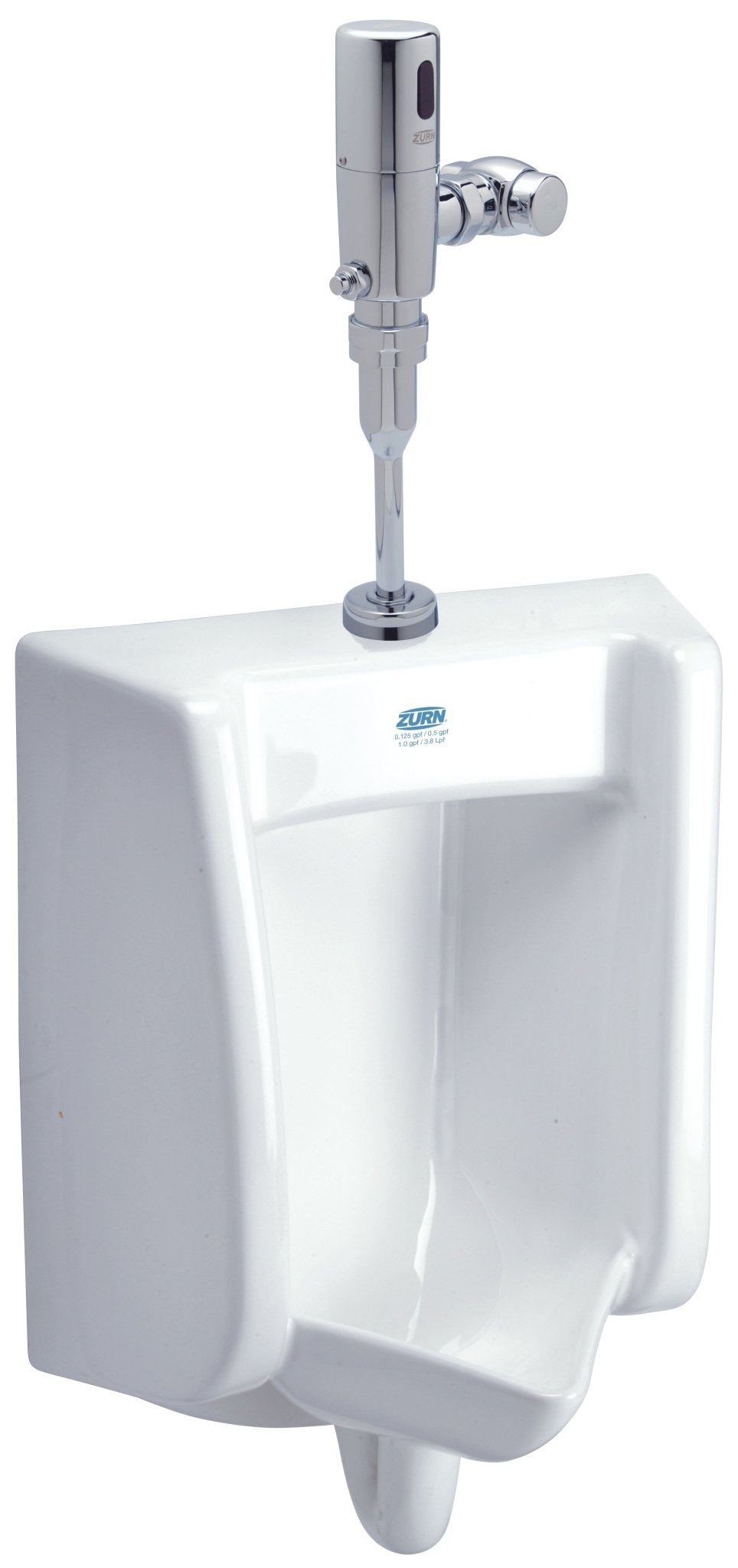 Z5755.205.00Zurn® Omni-Flo® Automatic Ultra Low Flow ADA Urinal, 0.125 gpf Piston Flush Valve, Vitreous China/Chrome-Plated MetalZurn